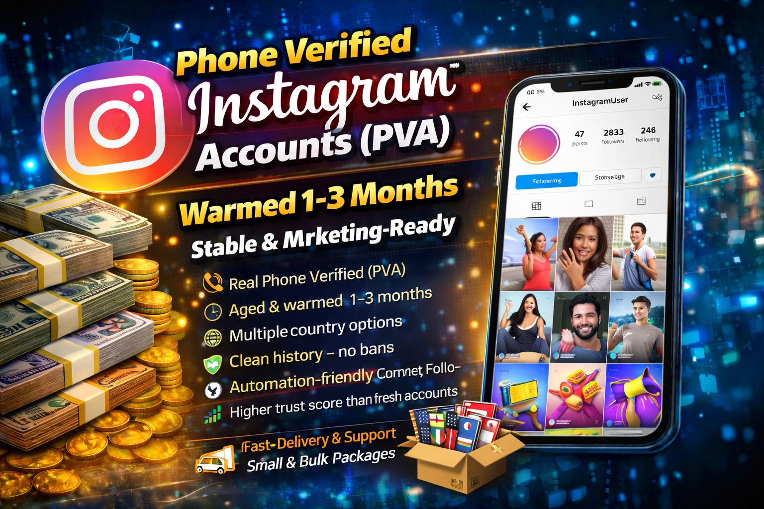 Bulk Aged Instagram Accounts